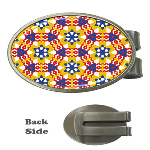 Wavey shapes pattern                                                              Money Clip (Oval) from ArtsNow.com Front