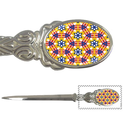 Wavey shapes pattern                                                              Letter Opener from ArtsNow.com Front