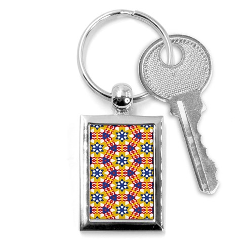 Wavey shapes pattern                                                              Key Chain (Rectangle) from ArtsNow.com Front