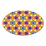 Wavey shapes pattern                                                              Magnet (Oval)