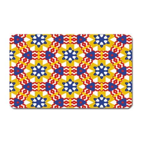 Wavey shapes pattern                                                              Magnet (Rectangular) from ArtsNow.com Front