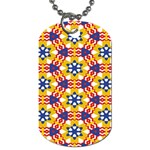 Wavey shapes pattern                                                              Dog Tag (One Side)