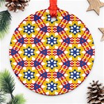 Wavey shapes pattern                                                              Ornament (Round)