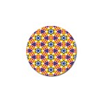 Wavey shapes pattern                                                              Golf Ball Marker