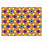 Wavey shapes pattern                                                              Large Glasses Cloth