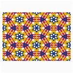 Wavey shapes pattern                                                              Large Glasses Cloth