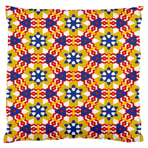 Wavey shapes pattern                                                             Large Flano Cushion Case (Two Sides) from ArtsNow.com Front