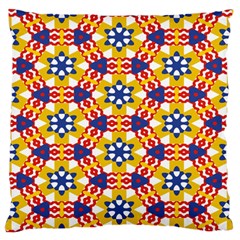 Wavey shapes pattern                                                             Large Flano Cushion Case (Two Sides) from ArtsNow.com Front