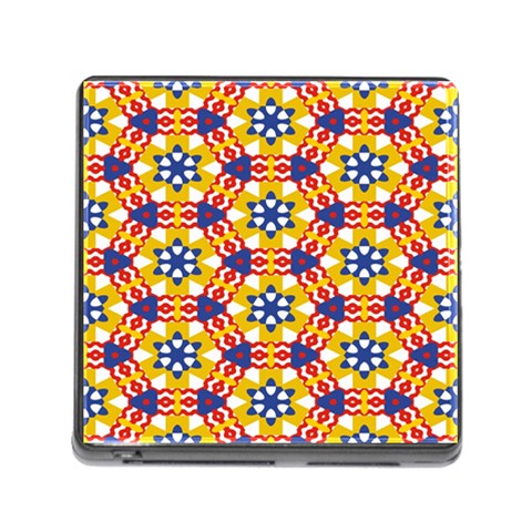 Wavey shapes pattern                                                              Memory Card Reader (Square) from ArtsNow.com Front