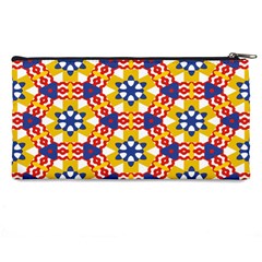 Wavey shapes pattern                                                             Pencil Case from ArtsNow.com Back