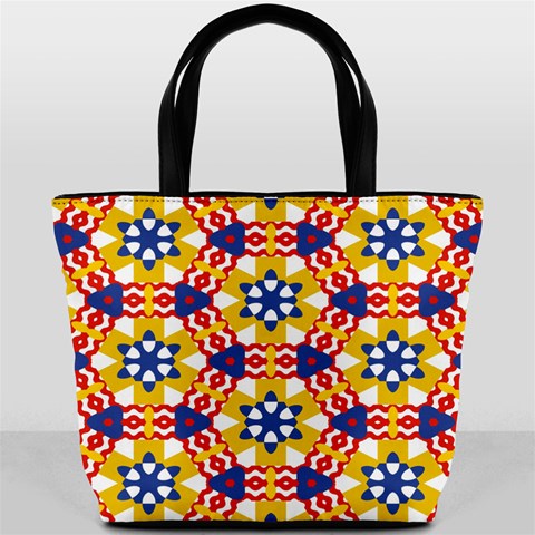 Wavey shapes pattern                                                              Bucket Bag from ArtsNow.com Front