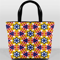 Wavey shapes pattern                                                              Bucket Bag from ArtsNow.com Back