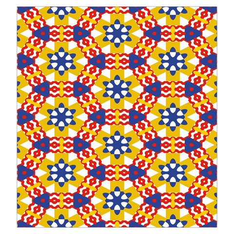 Wavey shapes pattern                                                              Drawstring Pouch from ArtsNow.com Front