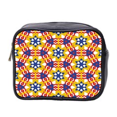 Wavey shapes pattern                                                              Mini Toiletries Bag (Two Sides) from ArtsNow.com Front