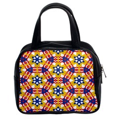 Wavey shapes pattern                                                              Classic Handbag (Two Sides) from ArtsNow.com Front