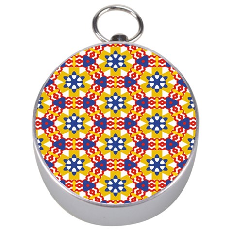 Wavey shapes pattern                                                              Silver Compass from ArtsNow.com Front