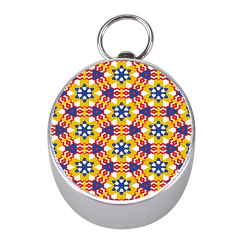 Wavey shapes pattern                                                              Silver Compass (Mini) from ArtsNow.com Front