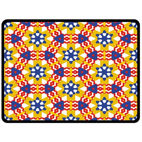 Wavey shapes pattern                                                             Fleece Blanket from ArtsNow.com 80 x60  Blanket Front