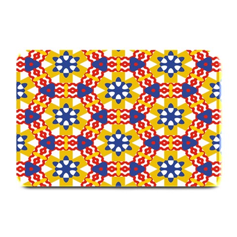 Wavey shapes pattern                                                             Plate Mat from ArtsNow.com 18 x12  Plate Mat