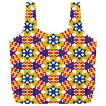 Wavey shapes pattern                                                         Full Print Recycle Bag (XXL)