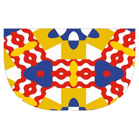 Wavey shapes pattern                                                         Makeup Case (Medium) from ArtsNow.com Side Right