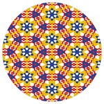 Wavey shapes pattern            Round Trivet