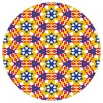 Wavey shapes pattern            Round Trivet