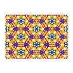 Wavey shapes pattern                                                       Crystal Sticker (A4)