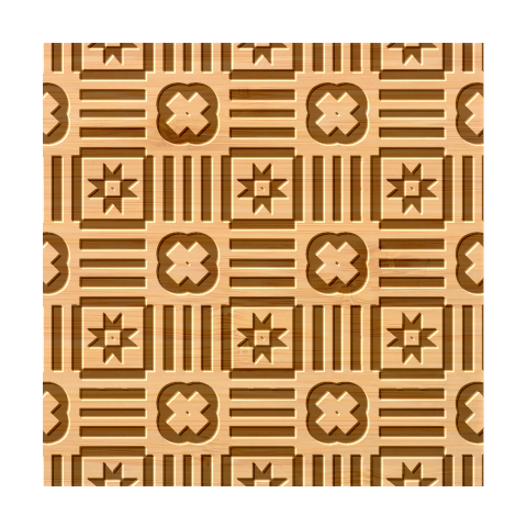 Shapes in shapes                                                        Bamboo Coaster Set from ArtsNow.com Coaster 1