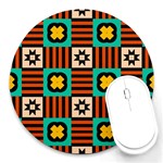 Shapes in shapes                                                               Round Mousepad