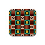 Shapes in shapes                                                               Rubber Square Coaster (4 pack)