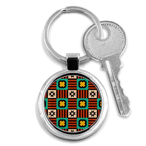 Shapes in shapes                                                               Key Chain (Round) from ArtsNow.com Front