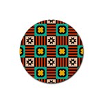 Shapes in shapes                                                               Rubber Coaster (Round)