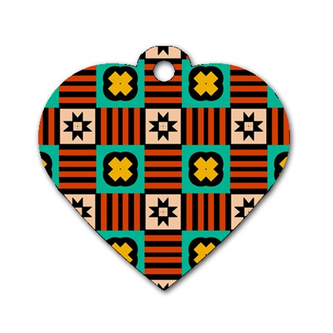 Shapes in shapes                                                               Dog Tag Heart (One Side) from ArtsNow.com Front
