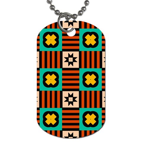 Shapes in shapes                                                               Dog Tag (One Side) from ArtsNow.com Front