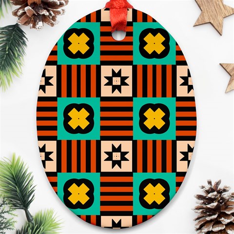 Shapes in shapes                                                               Ornament (Oval) from ArtsNow.com Front