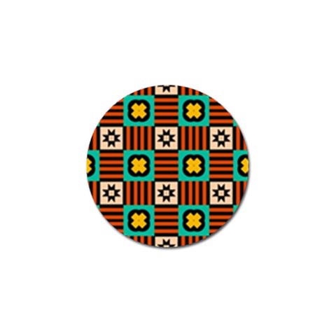 Shapes in shapes                                                               Golf Ball Marker (4 pack) from ArtsNow.com Front