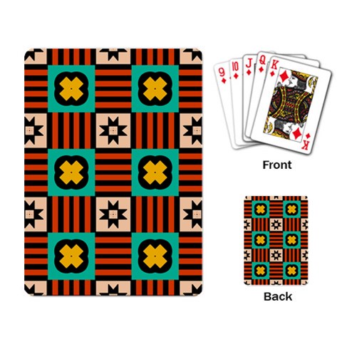 Shapes in shapes                                                               Playing Cards Single Design from ArtsNow.com Back