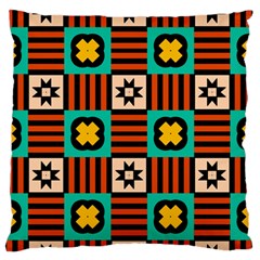 Shapes in shapes                                                              Large Flano Cushion Case (Two Sides) from ArtsNow.com Back