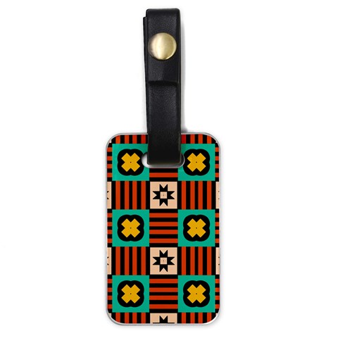 Shapes in shapes                                                               Luggage Tag (one side) from ArtsNow.com Front