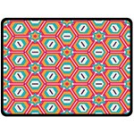 Hexagons and stars pattern                                                               Fleece Blanket