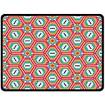 Hexagons and stars pattern                                                               Fleece Blanket