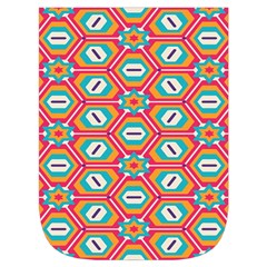 Hexagons and stars pattern                                                             Waist Pouch (Large) from ArtsNow.com Front Pocket
