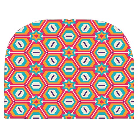 Hexagons and stars pattern                                                           Makeup Case (Medium) from ArtsNow.com Front