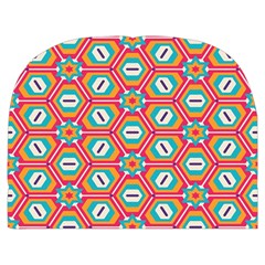 Hexagons and stars pattern                                                           Makeup Case (Medium) from ArtsNow.com Front