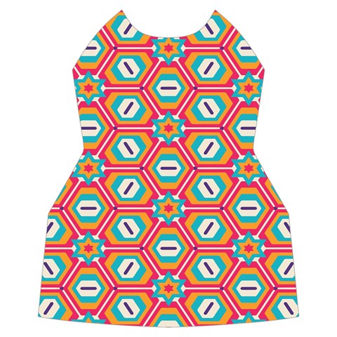 Hexagons and stars pattern      Women s Long Sleeve Raglan Tee from ArtsNow.com Front