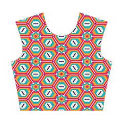 Hexagons and stars pattern                                                                Cotton Crop Top from ArtsNow.com Front