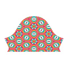 Hexagons and stars pattern                                                                    Short Sleeve V Left Sleeve