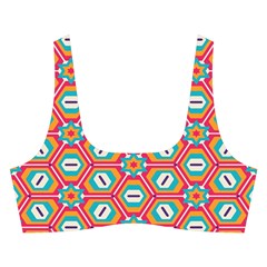 Hexagons and stars pattern                                                               Cross Back Hipster Bikini Set from ArtsNow.com Front
