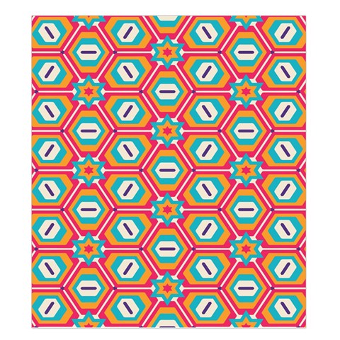 Hexagons and stars pattern                                                                 Duvet Cover (King Size) from ArtsNow.com Duvet Quilt